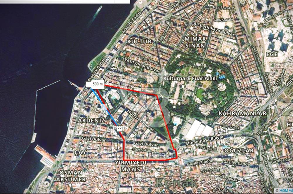 ALSANCAK MERKEZ'DE GAZİ BULVARI ÜZERİ SATILIK DÜKKAN....