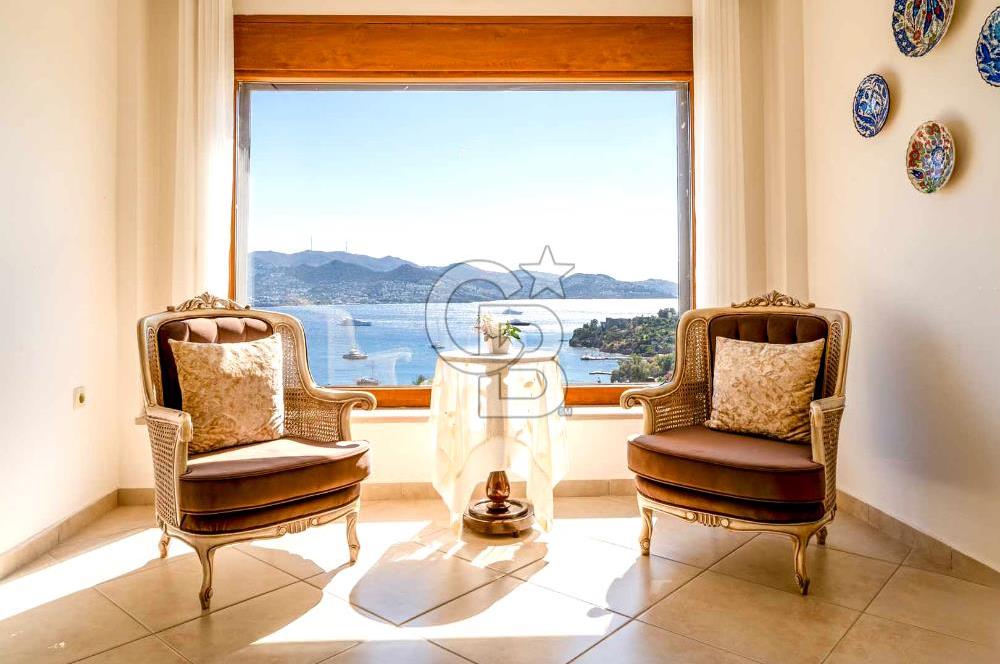 Yalıkavak Küdür Güneş Bende Deniz Manzaralı Özel İskeleli Villa