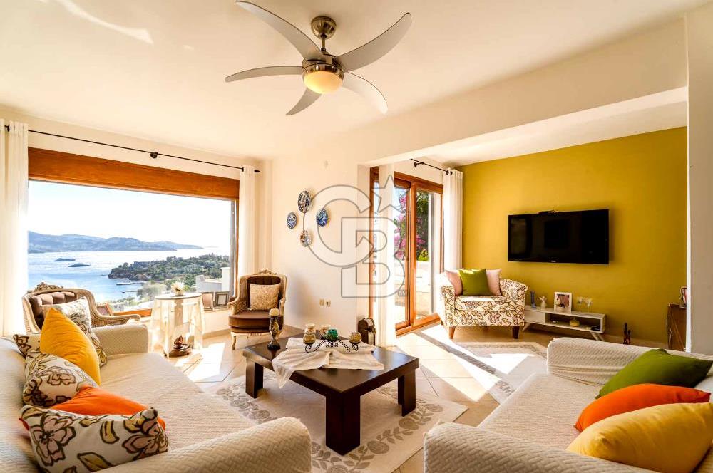 Yalıkavak Küdür Güneş Bende Deniz Manzaralı Özel İskeleli Villa
