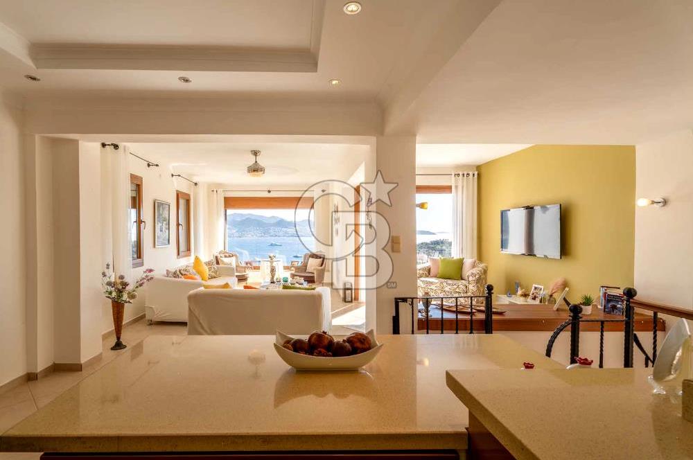 Yalıkavak Küdür Güneş Bende Deniz Manzaralı Özel İskeleli Villa
