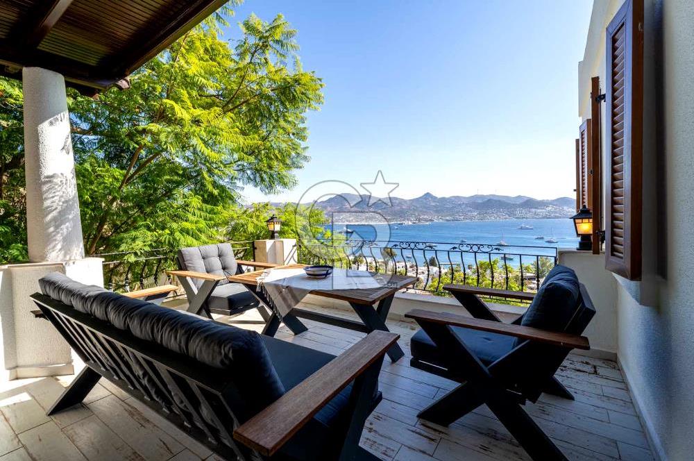 Yalıkavak Küdür Güneş Bende Deniz Manzaralı Özel İskeleli Villa