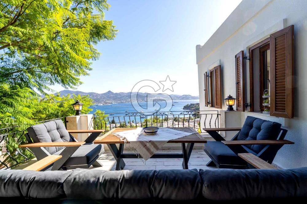 Yalıkavak Küdür Güneş Bende Deniz Manzaralı Özel İskeleli Villa