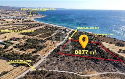 ÇANAKKALE EZİNE AKÇAKEÇİLİDE 8877 m² TURİZM İMARLI SATILIK ARAZİ