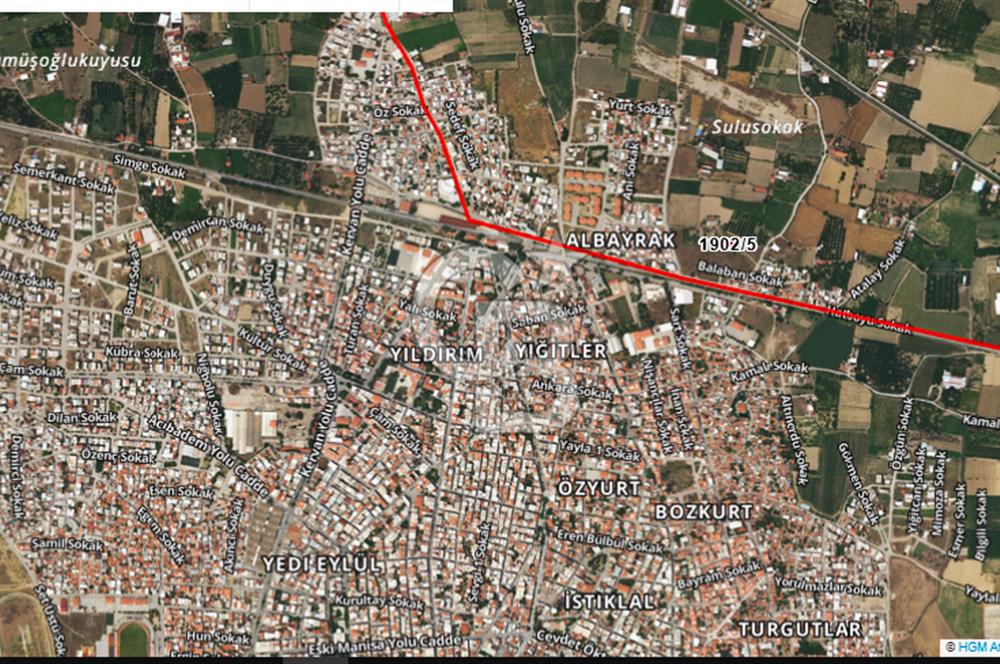 MANİSA TURGUTLU ALBAYRAK 2.Cİ MINTIKA 276 M2 ARSA SATILIK