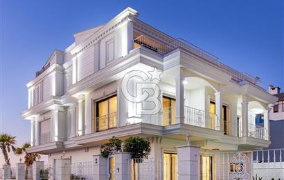 GÜZELBAHÇE ' de TERASLI DENİZ MANZARALI LÜKS ve AKILLI 4+2 VİLLA