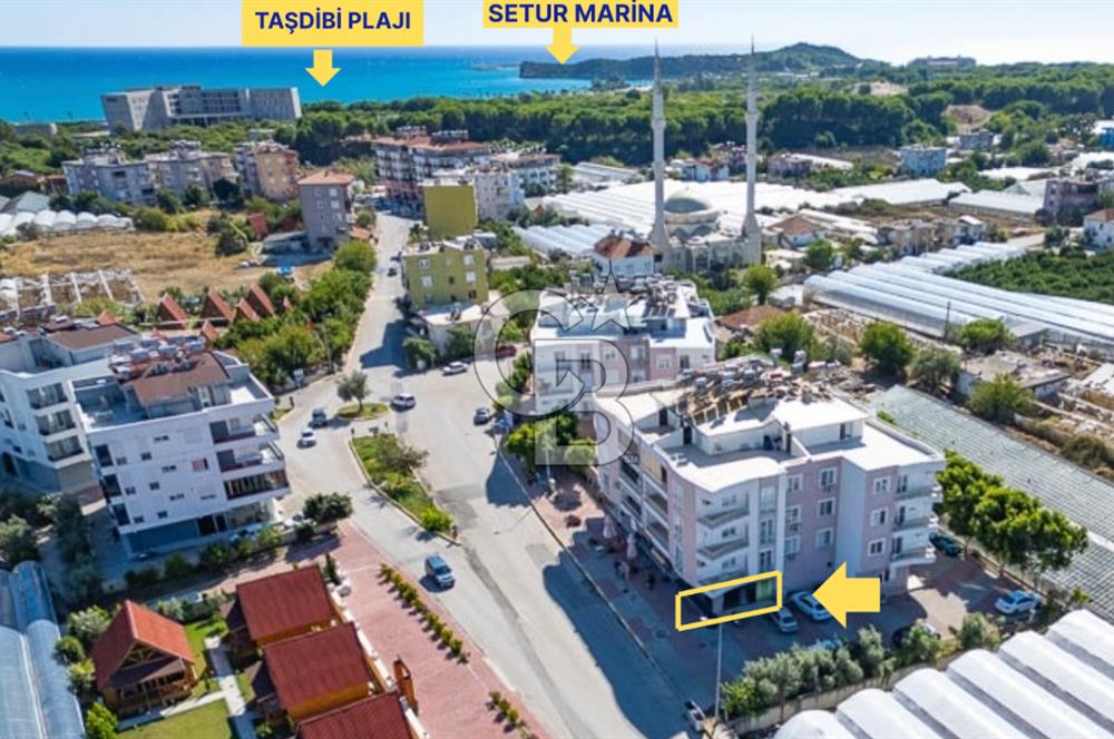 CB ARDENDEN ANTALYA DEMRE BÜYÜKKUMDA KİRALIK 100 M2 DÜKKAN
