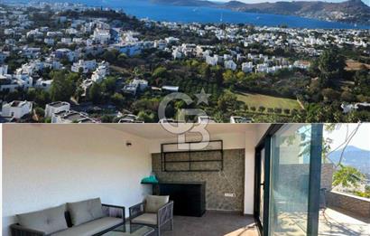 Bodrum Bitez Asarlık Mevkiinde Satılık 4+1 Deniz Manzaralı Tripleks Villa