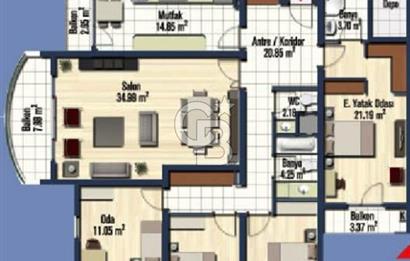 İzmir Mavişehir Soyak A Bölgesi Kiralık 4+1 200 m² Daire