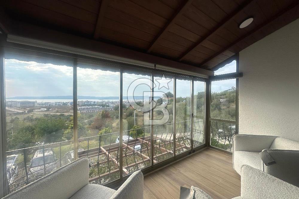 ÇANAKKALE MERKEZ PANAROMA SİTESİ YENİLENMİŞ LÜKS SATILIK VİLLA