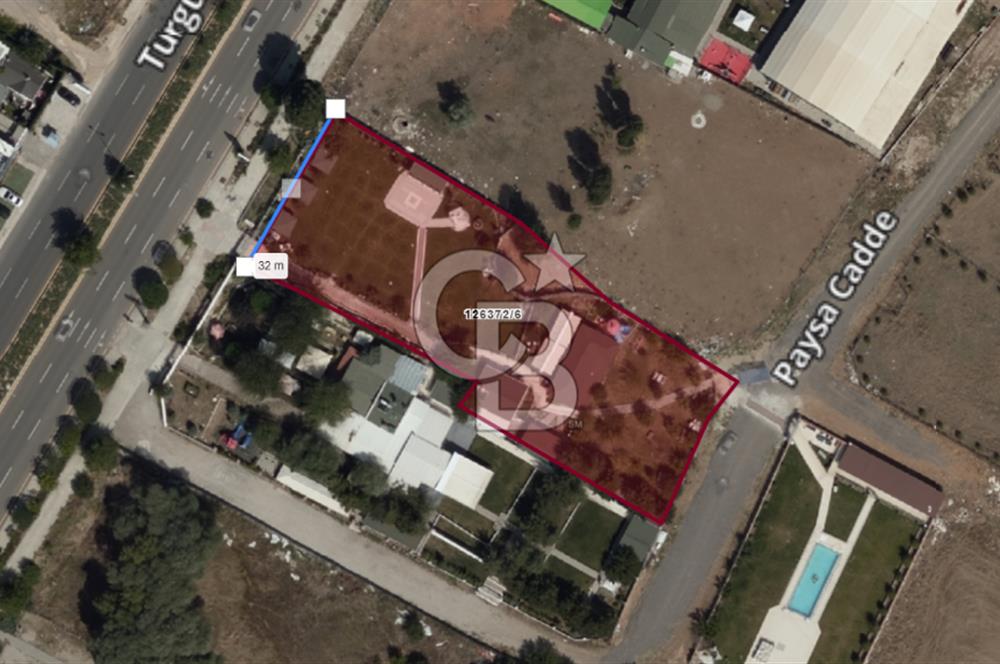 İNCEK TURGUT ÖZAL BLV. CAD 32 MT. CEPHE, 2.649 M2 SATILIK ARSA… MÜSTAKİL