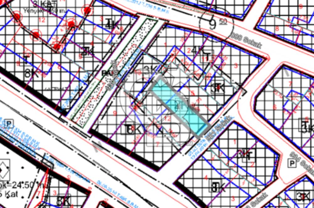 Çınar İstiklal Caddesi Satılık 815m² Arsa