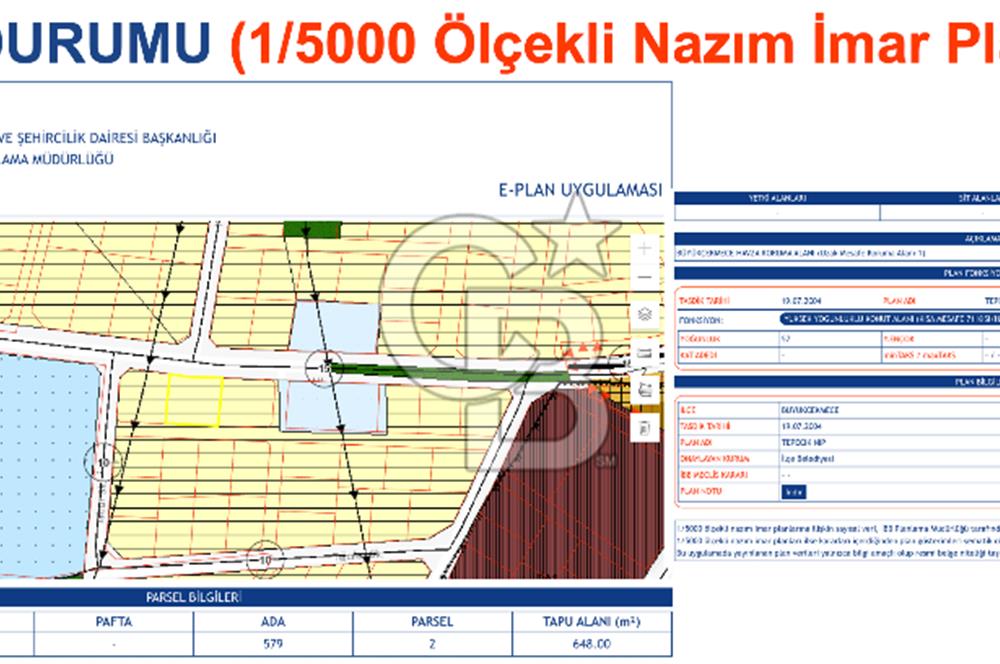 İstanbul, Büyükçekmece, Tepecik, Hürriyet Mah. Konut İmarlı Satılık Arsa, net temiz parsel,  E (KAKS): 0,20 