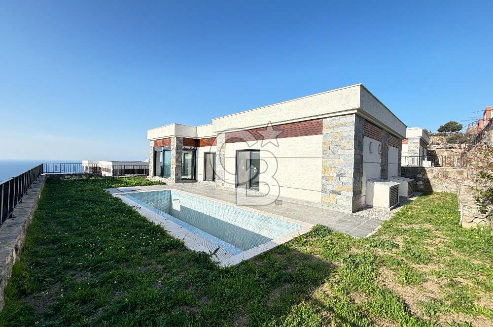 Bodrum Gündoğan Özel Havuzlu Deniz Manzaralı Satılık 6+1 Villa