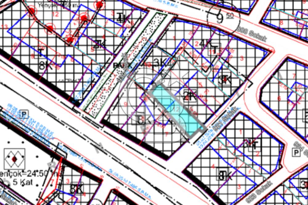 Çınar İstiklal Caddesi Satılık 815m² Arsa