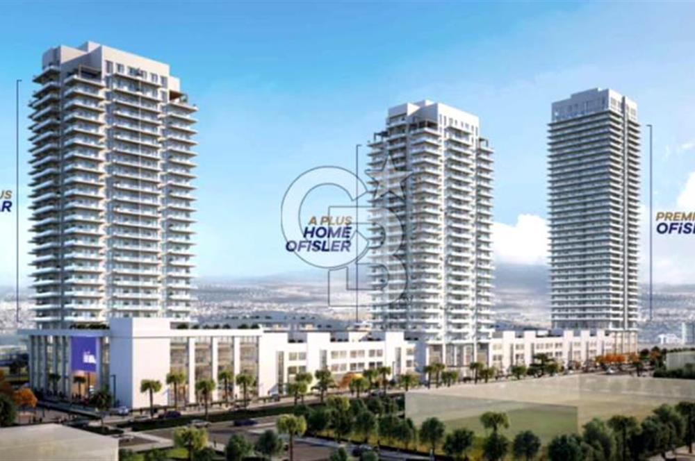 MEGAPOL İZMİR TOWER THREE REZİDANS KULE'DE SATILIK 1+1 DAİRE