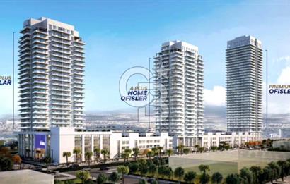MEGAPOL İZMİR TOWER THREE REZİDANS KULE'DE SATILIK 1+1 DAİRE