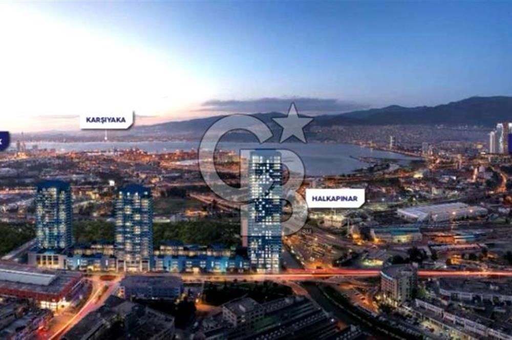 MEGAPOL İZMİR TOWER THREE REZİDANS KULE'DE SATILIK 1+1 DAİRE