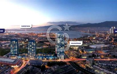 MEGAPOL İZMİR TOWER THREE REZİDANS KULE'DE SATILIK 1+1 DAİRE