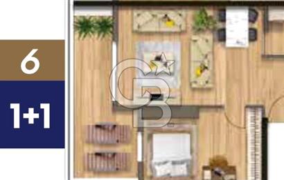 MEGAPOL İZMİR TOWER THREE REZİDANS KULE'DE SATILIK 1+1 DAİRE