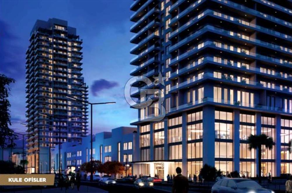 MEGAPOL İZMİR TOWER THREE REZİDANS KULE'DE SATILIK 1+1 DAİRE