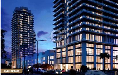 MEGAPOL İZMİR TOWER THREE REZİDANS KULE'DE SATILIK 1+1 DAİRE