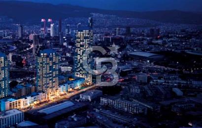 MEGAPOL İZMİR TOWER THREE REZİDANS KULE'DE SATILIK 1+1 DAİRE