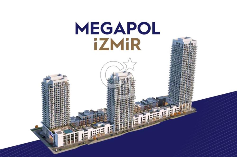 MEGAPOL İZMİR TOWER THREE REZİDANS KULE'DE SATILIK 1+1 DAİRE