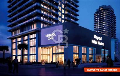 MEGAPOL İZMİR TOWER THREE REZİDANS KULE'DE SATILIK 1+1 DAİRE