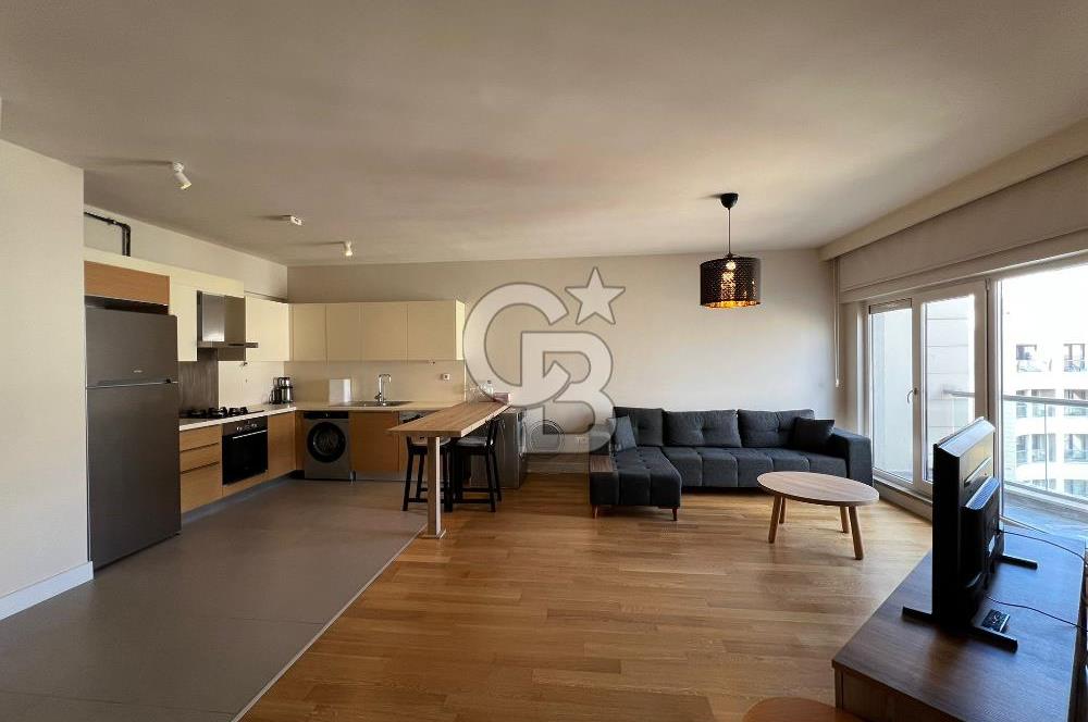 SİNPAŞ ALTIN ORAN YALI EVLERİN'de EŞYALI BALKONLU 1+1 DAİRE