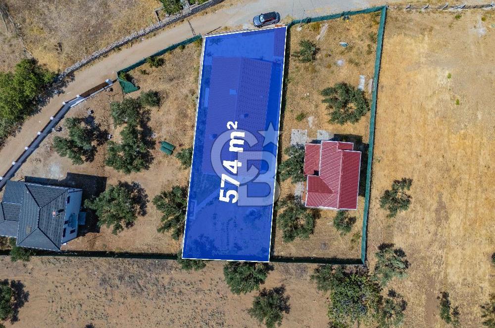 ÇNAKKALE EZİNE DE SATILIKMÜSTAKİL 574 M2 ARSA İÇİNDE TAŞ EV