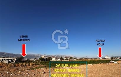 CB'DEN HACIMUSTAFA'DA TEK TAPU (712m2) SATILIK KONUT İMARLI ARSA