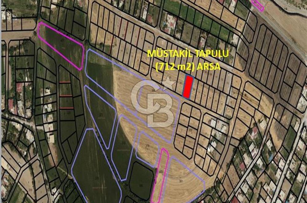 CB'DEN HACIMUSTAFA'DA TEK TAPU (712m2) SATILIK KONUT İMARLI ARSA