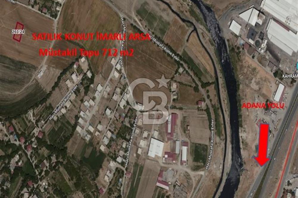 CB'DEN HACIMUSTAFA'DA TEK TAPU (712m2) SATILIK KONUT İMARLI ARSA
