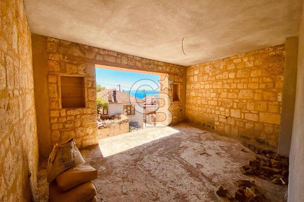 ÇANAKKALE ARIKLI'DA MUHTEŞEM MANZARALI MÜSTAKİL TAŞ EV