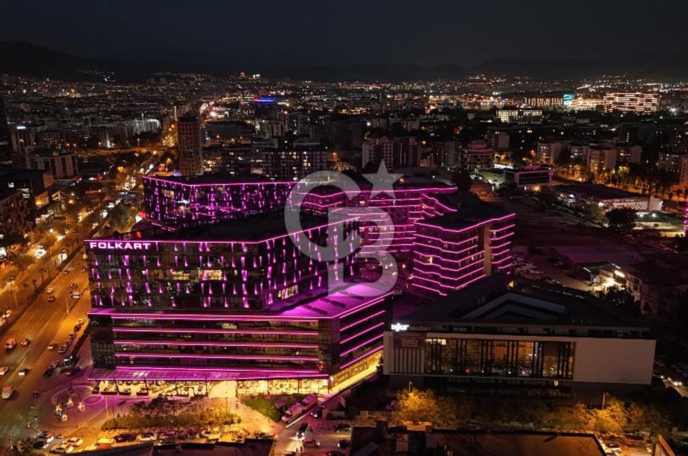 FOLKART TIME BORNOVA SATILIK DEKORASYONLU BALKONLU OFİS