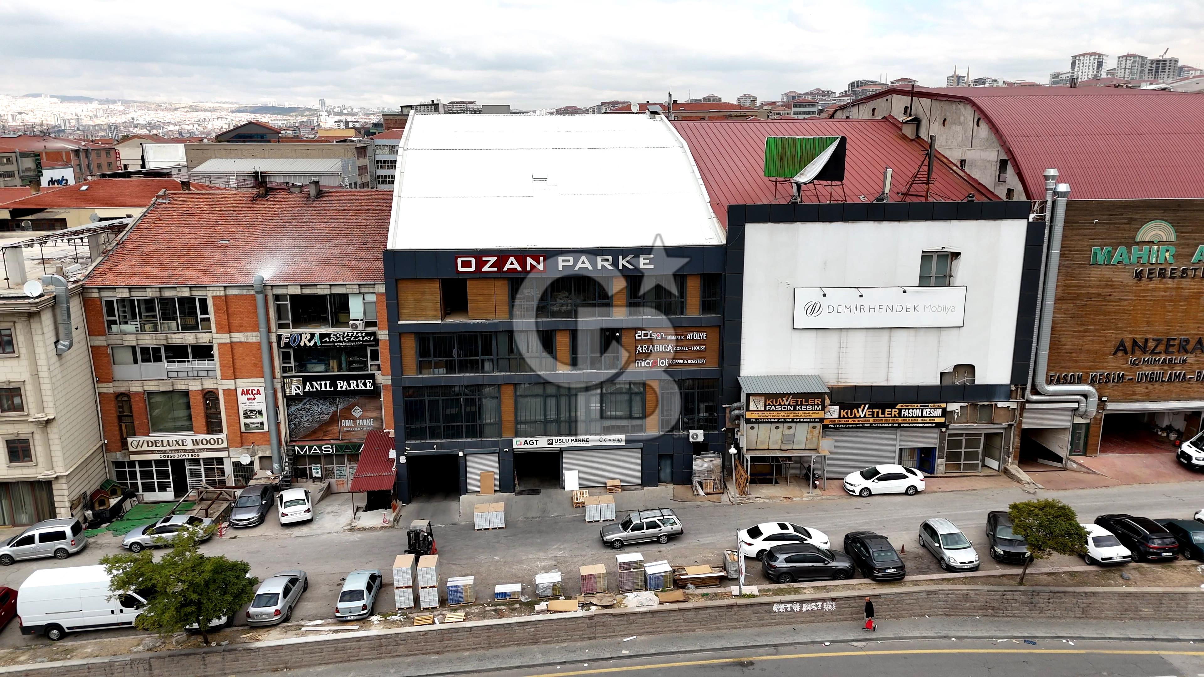 SİTELER SAMSUN YOLU CEPHE 4400m2 KAPALI ALAN KOMPLE SATILIK BİNA