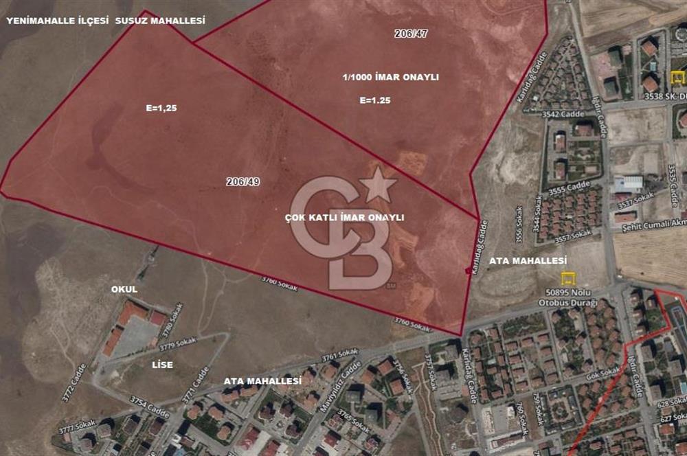 YENİMAHALLE SUSUZ BELÖREN PROJESİNDE İLK PARSELLERDE HİSSELER