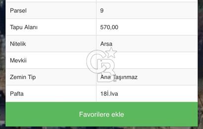 ANTALYA Kadriye 'de Fırsat Villa Arsası