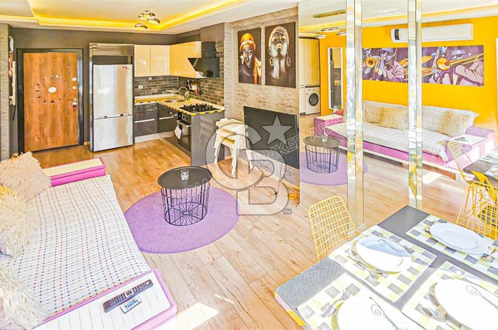 Kuşadası İkiçeşmelik Mahallesi Full Eşyalı Kiralık 1+1 Daire