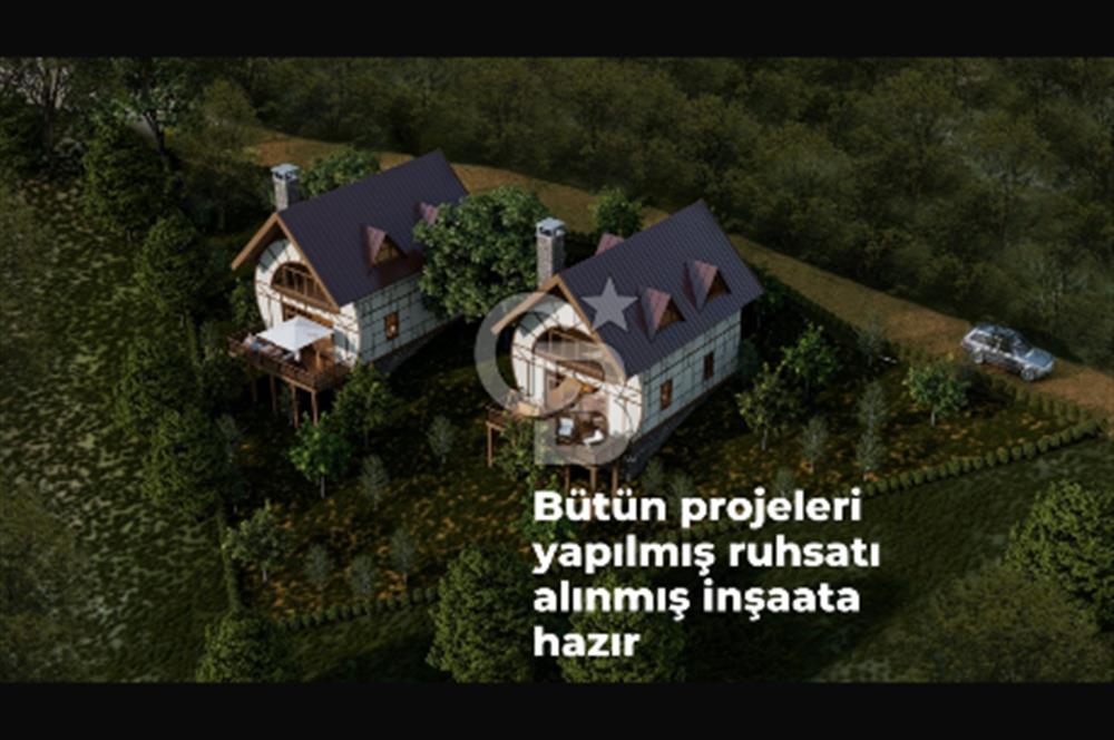 YATIRIMA uygun RUHSATLI ARSA HAZIRDA 2 ADET OBA EVİ VE CEVİZ AĞAÇLARI