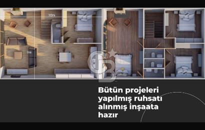 YATIRIMA uygun RUHSATLI ARSA HAZIRDA 2 ADET OBA EVİ VE CEVİZ AĞAÇLARI