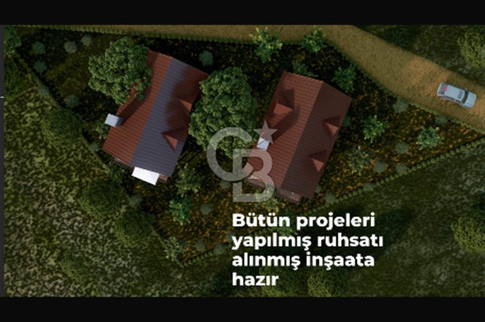 YATIRIMA uygun RUHSATLI ARSA HAZIRDA 2 ADET OBA EVİ VE CEVİZ AĞAÇLARI