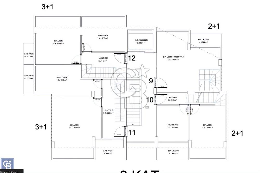CB TOWER'DAN İZMİT YENİMAHALLEDE 583 M2 KAT KARŞILIĞI ARSA.