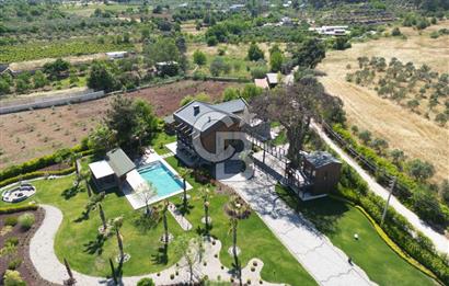 İZMİR Menderes Yeniköy 10 Dönüm Arsa içinde Satılık Villa  Coldwell Batı 06.40