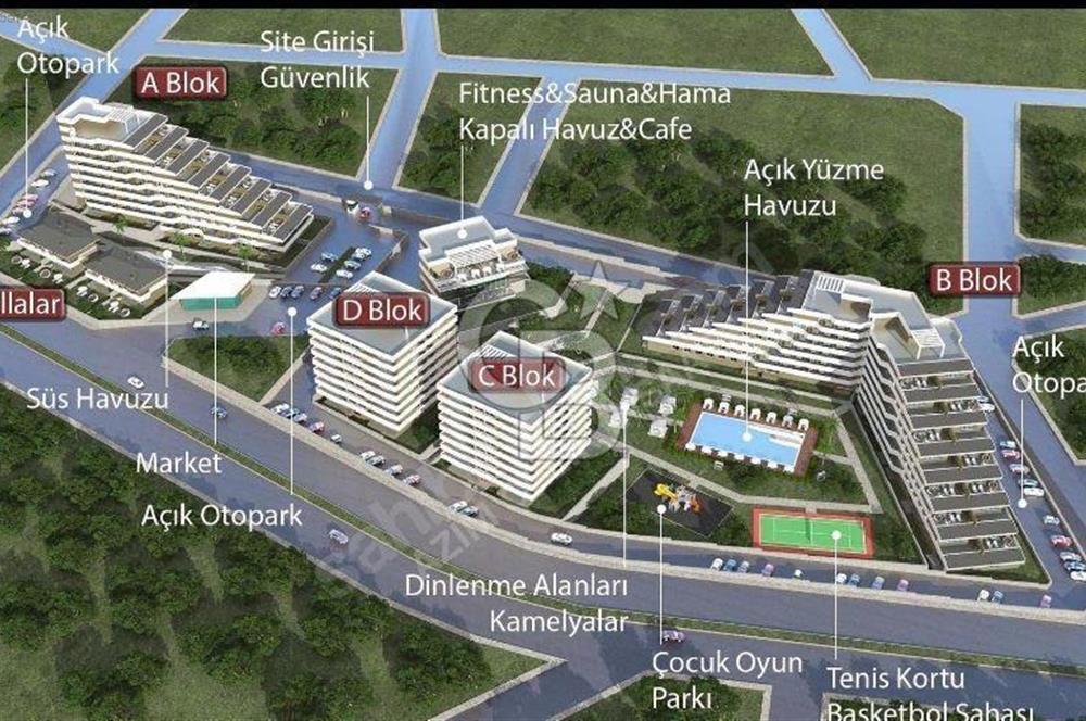 GARDEN LİVA SİTESİ SATILIK 2+1 ARAKAT LUX DAİRE
