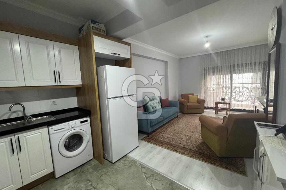 Alaybey 1+1 izban ve sahil yakını eşyalı balkonlu satılık daire