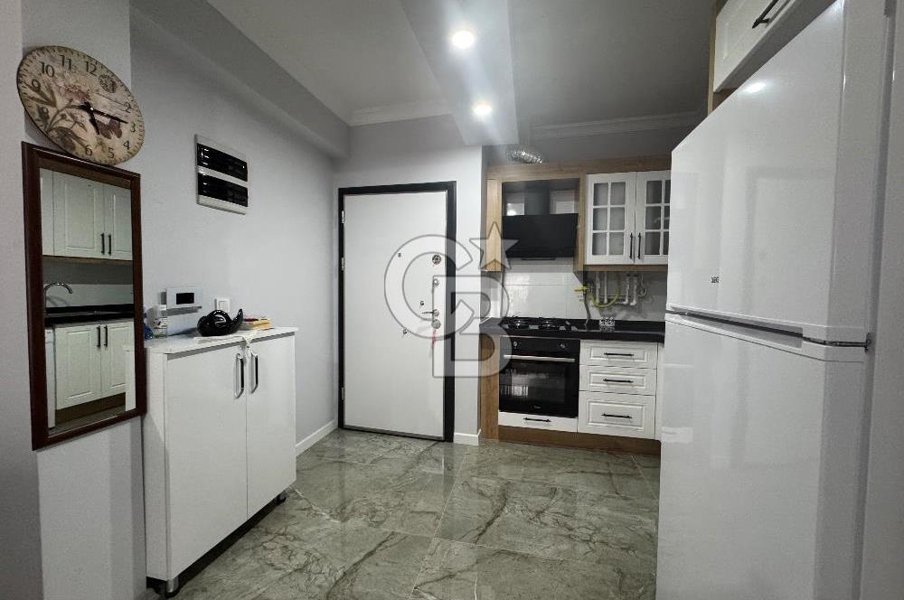 Alaybey 1+1 izban ve sahil yakını eşyalı balkonlu satılık daire
