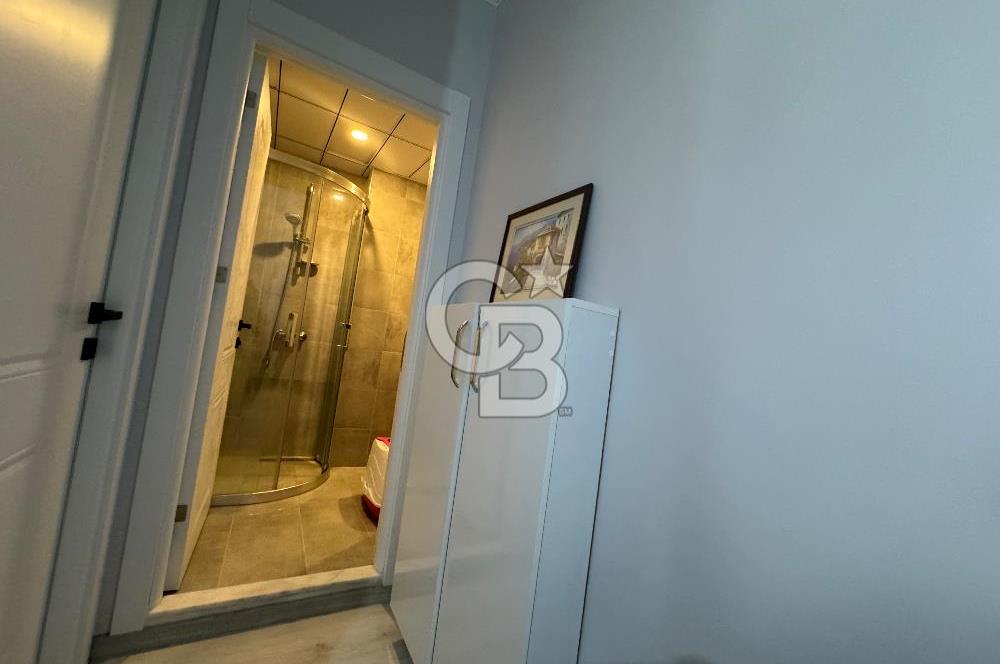 Alaybey 1+1 izban ve sahil yakını eşyalı balkonlu satılık daire