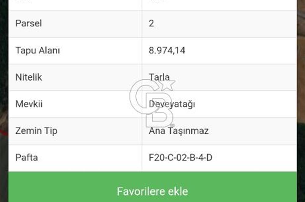 SİLİVRİ AKÖREN DE 8974 m2 TARLA