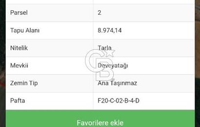 SİLİVRİ AKÖREN DE 8974 m2 TARLA